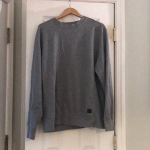 NWOT Grey American Eagle Hoodless Sweatshirt